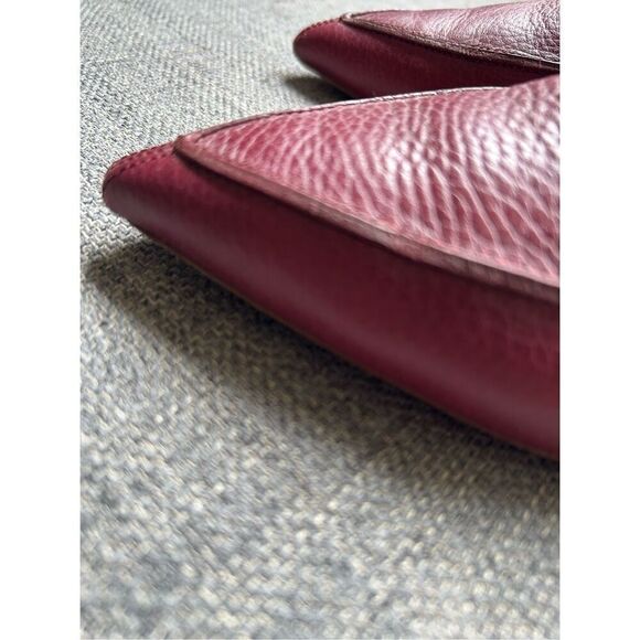 NICHOLAS KIRKWOOD Textured Leather Point-toe Flats - Picture 7 of 9